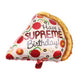 Supreme Style Pizza Birthday Foil Balloon –  20 inches