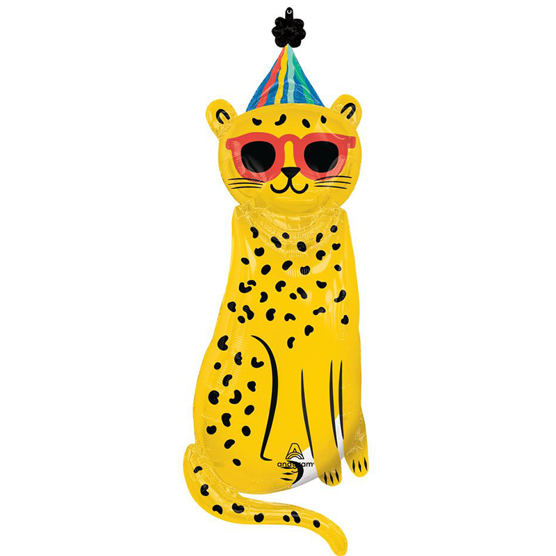 Party Cheetah Foil Balloon – 45 Inches