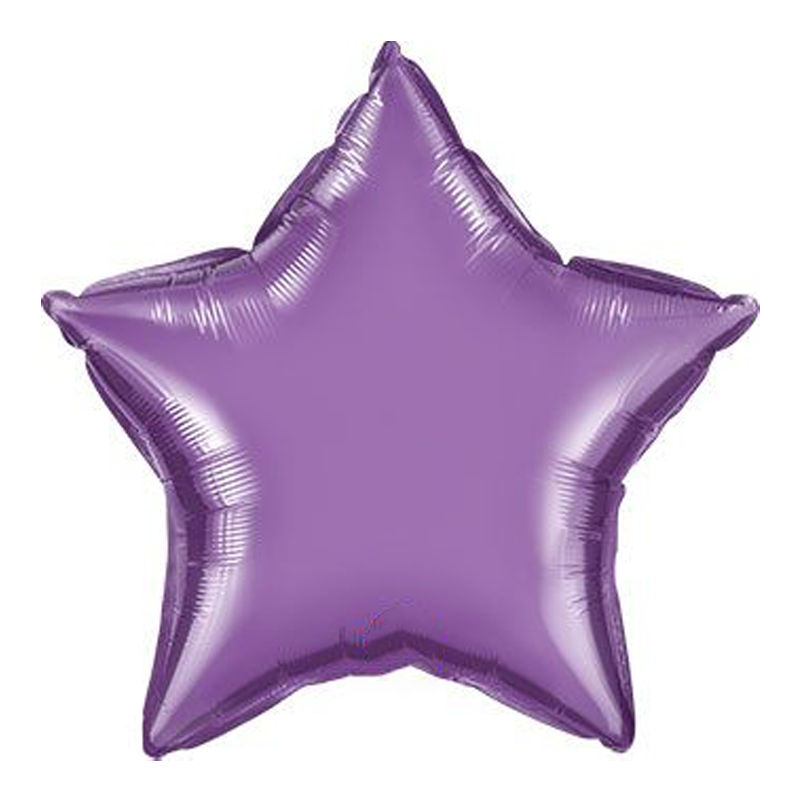 18 inch purple star balloon