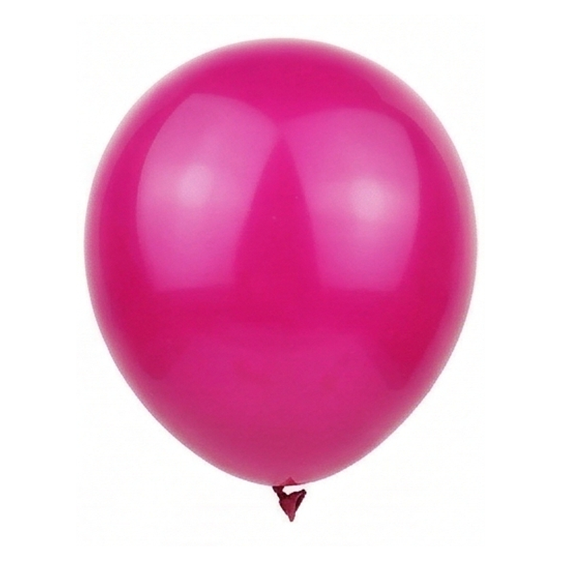 Bright Pink Latex Balloon – 12 Inches