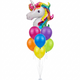 Rainbow Unicorn Birthday Balloon Bouquet