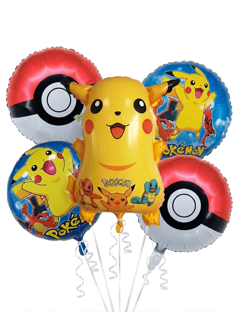 Pikachu Birthday Balloon Bouquet