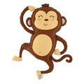 Monkey Foil Balloon – 33 Inches