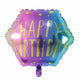 Happy Birthday Ombré Foil Balloon – 18 Inch
