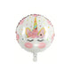 Unicorn Round Foil Balloon – 18 Inch