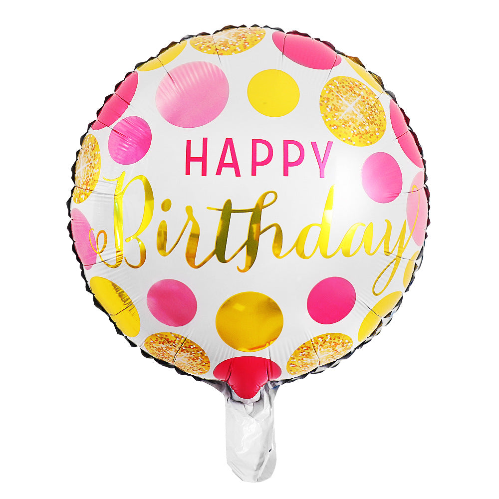 Happy Birthday Round Balloon