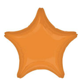 18 inch vibrant orange star balloon