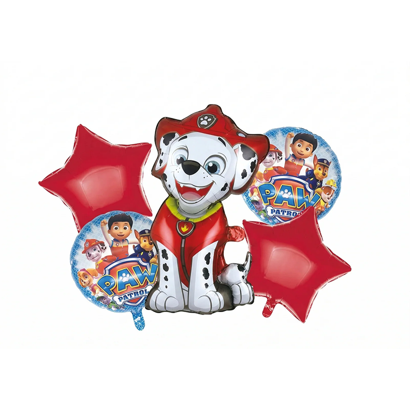 Paw Patrol Marshall Red Star Balloon Set