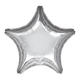 Silver Star Balloon - 18 inches