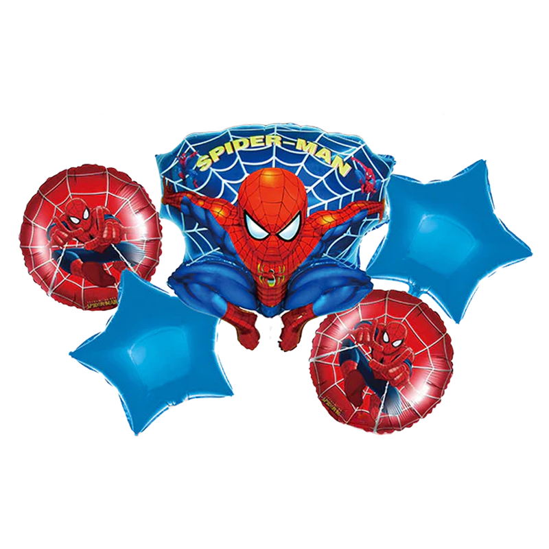 Spider-Man Balloon Set – Marvel Superhero Birthday Decorations