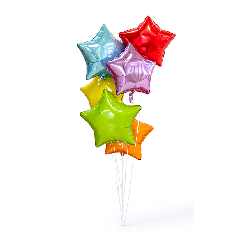 Rainbow Star Balloon Bouquet