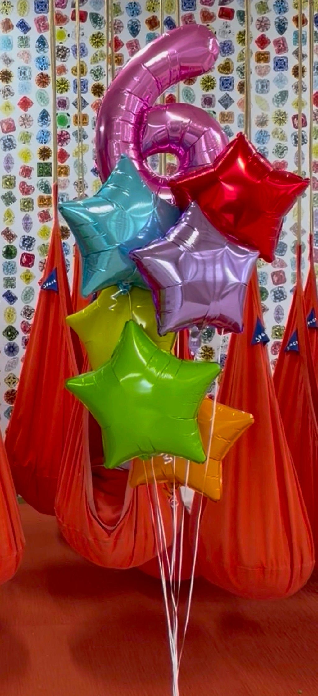 Rainbow Star Balloon Bouquet