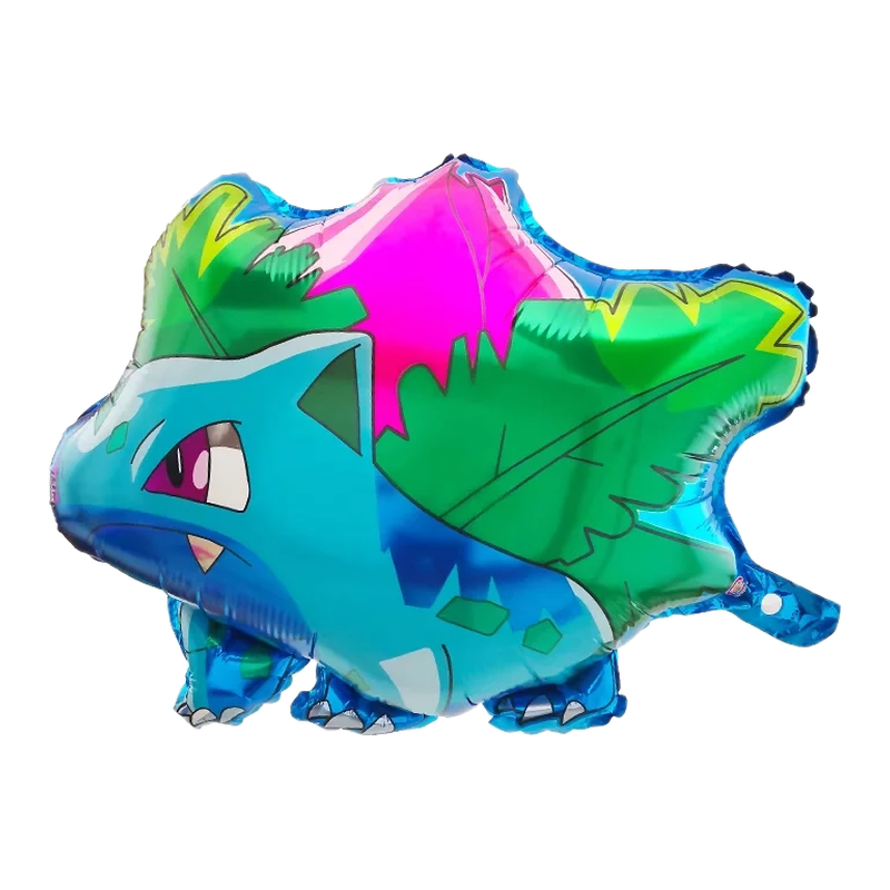 Bulbasaur shaped foil balloon, 24 inches