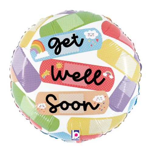 Get Well Soon Boo-Boo 18" Balloon