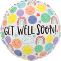 Get Well Soon Rainbow & Sunshine Balloon