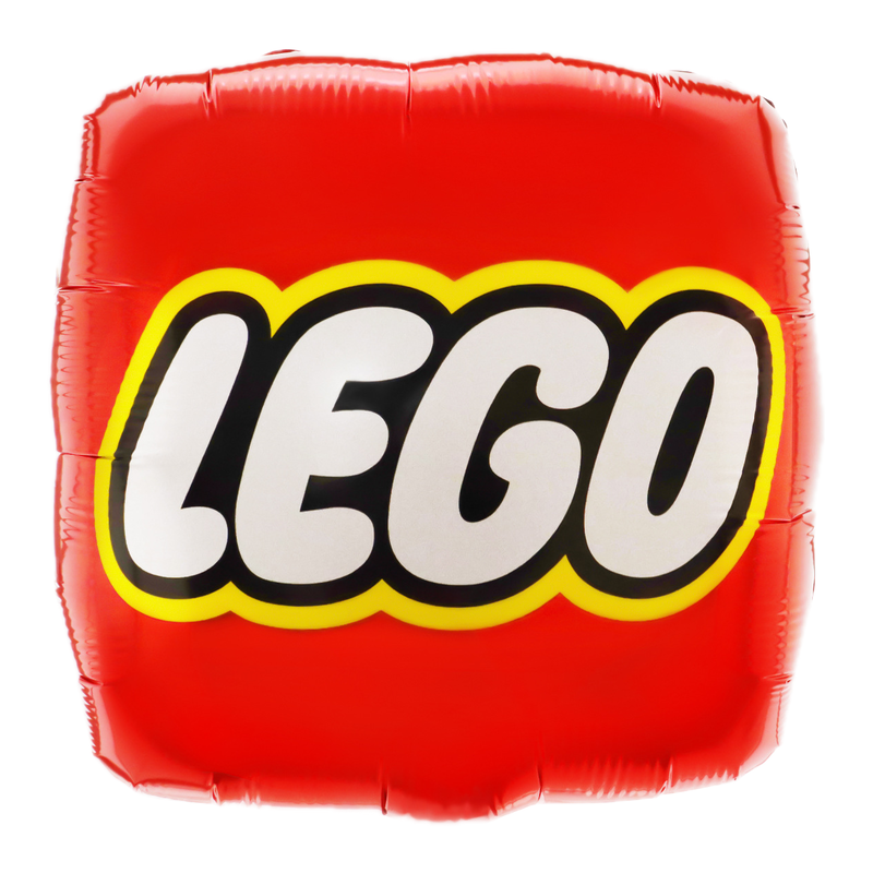 LEGO logo foil balloon, 18 inches