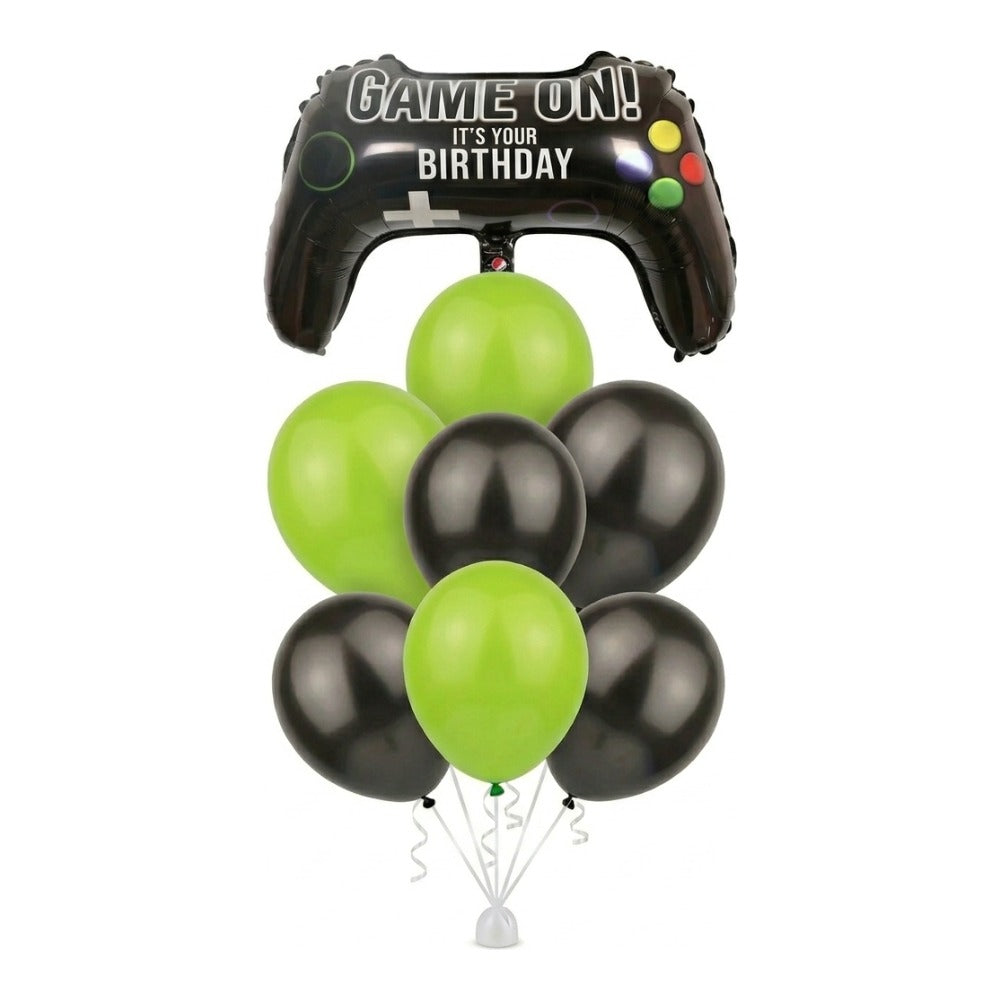 Game On birthday balloon bouquet