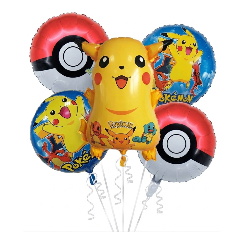 Pokémon Pikachu birthday balloon bouquet