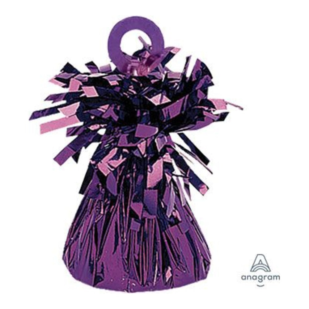 Purple balloon weight