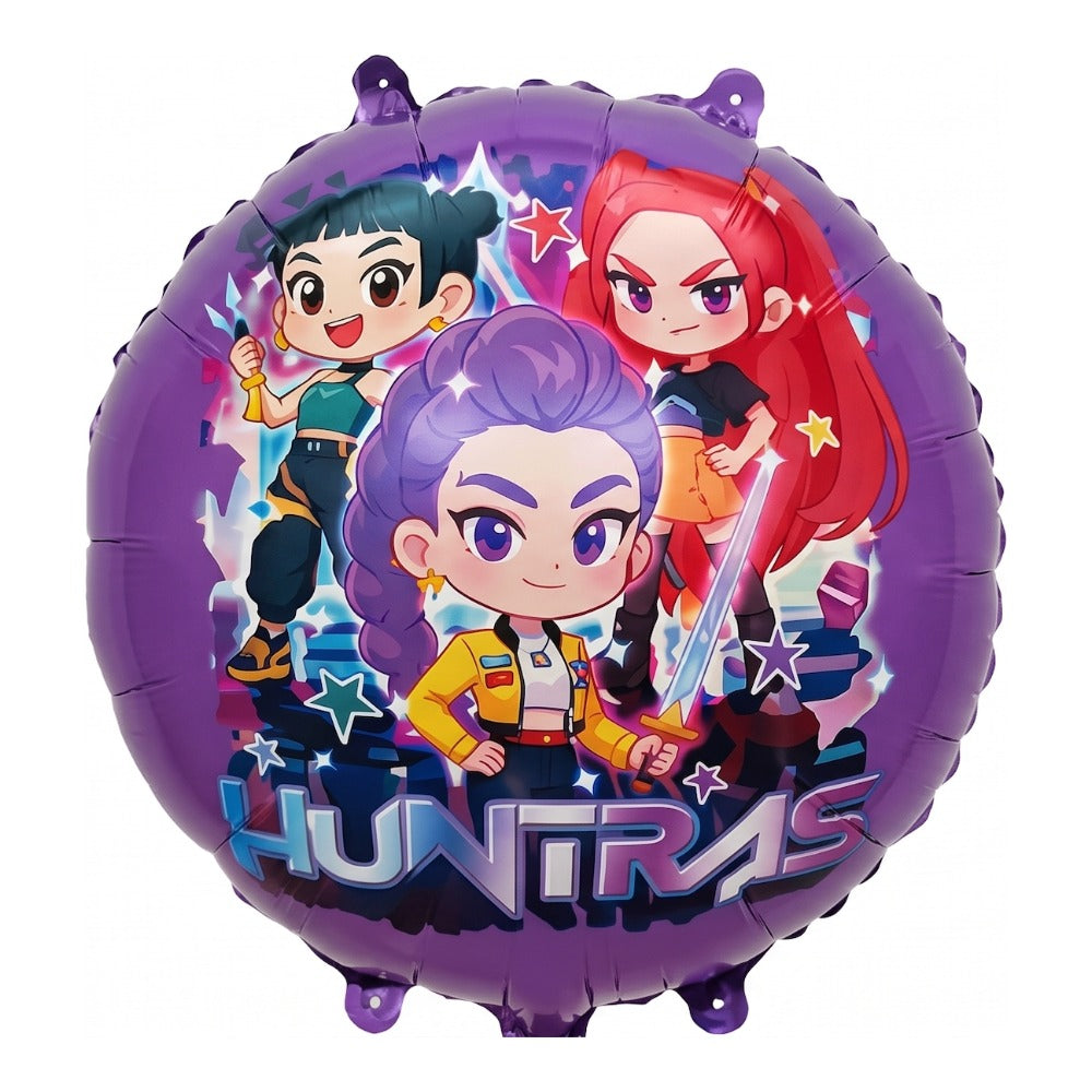 K-Pop Demon Hunters balloon, 18 inches, front