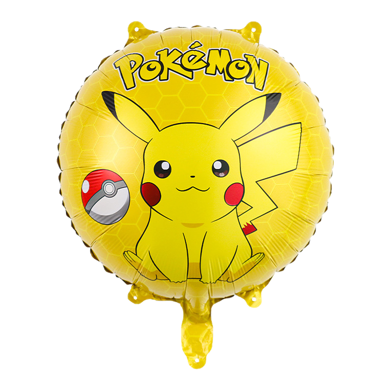 Pikachu round foil balloon, 18 inches